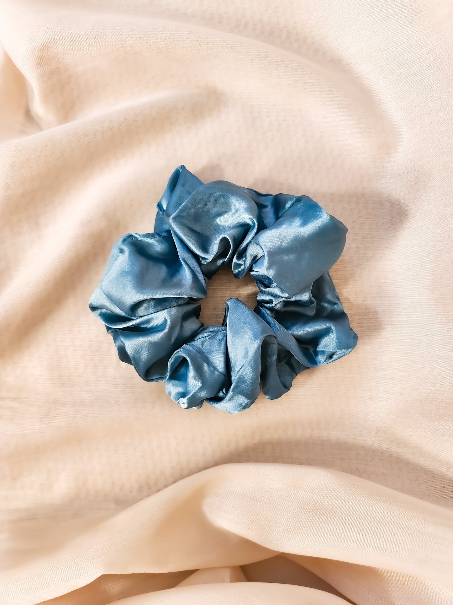 Lagoon Tide Satin XL Scrunchie
