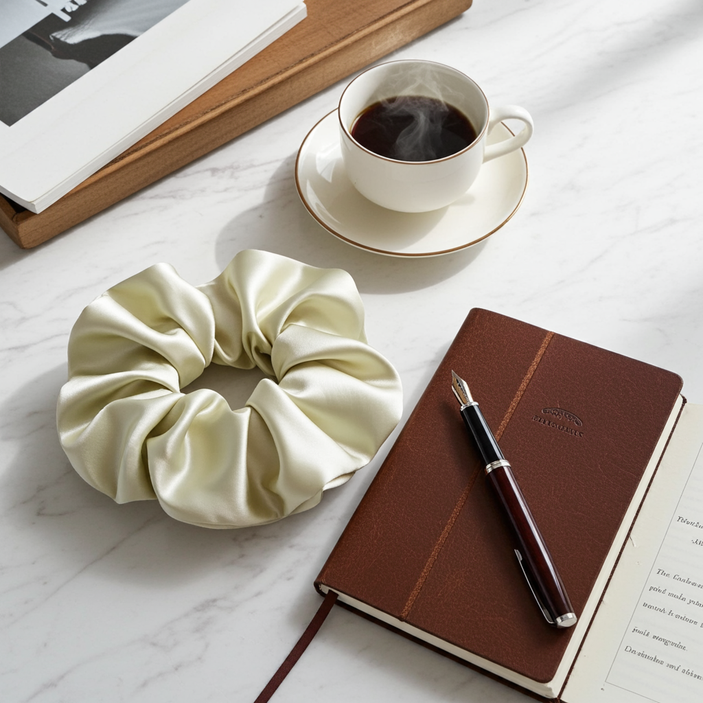 Seafoam Mist Satin XL Scrunchie