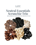 Neutral Essentials Scrunchie Trio