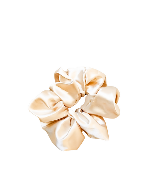 Oyster Pearl Satin XL Scrunchie
