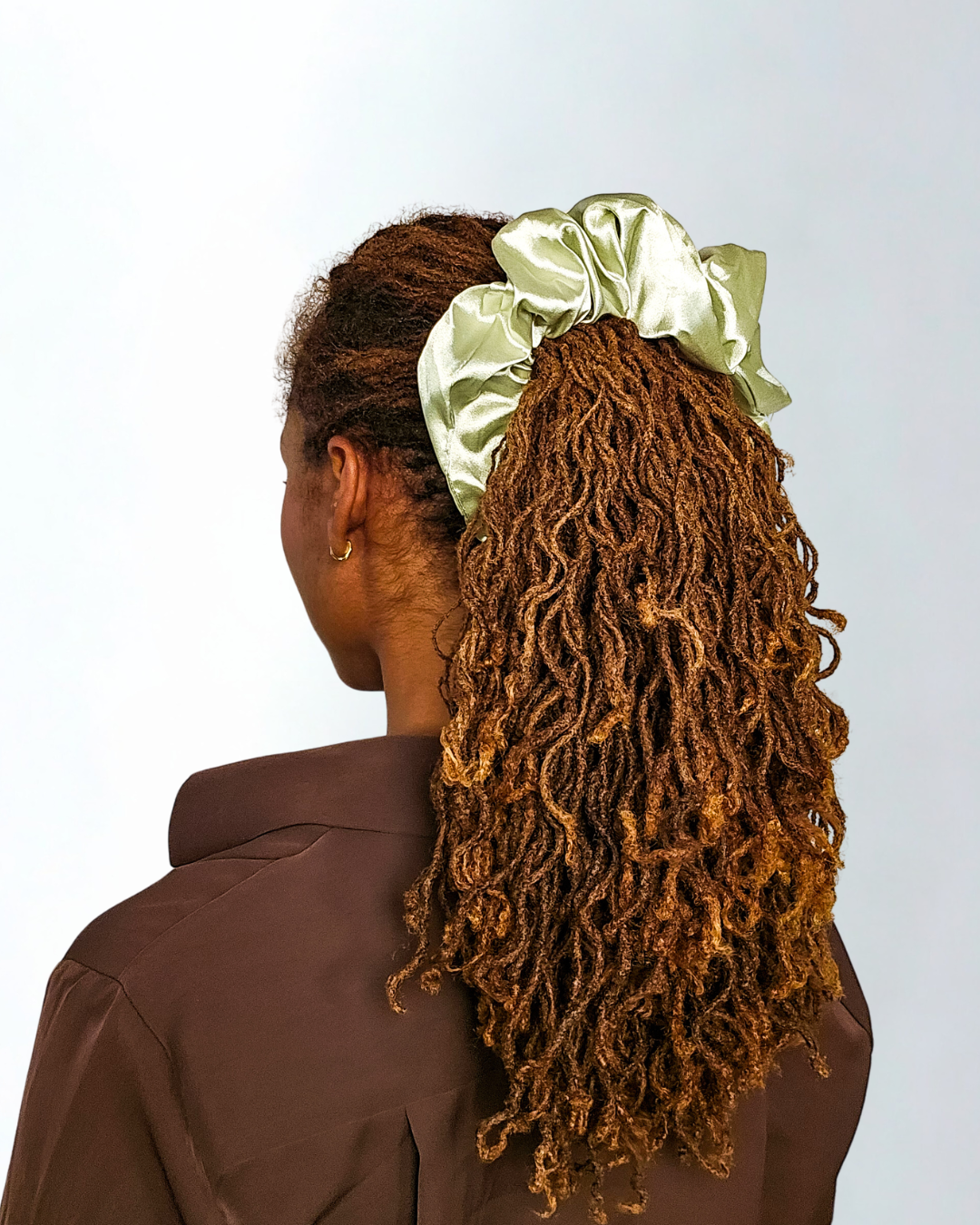 Seafoam Mist Satin XL Scrunchie