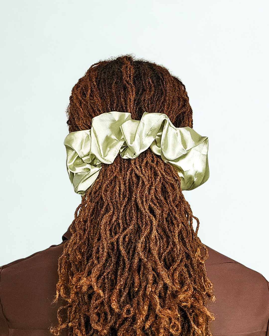 Seafoam Mist Satin XL Scrunchie