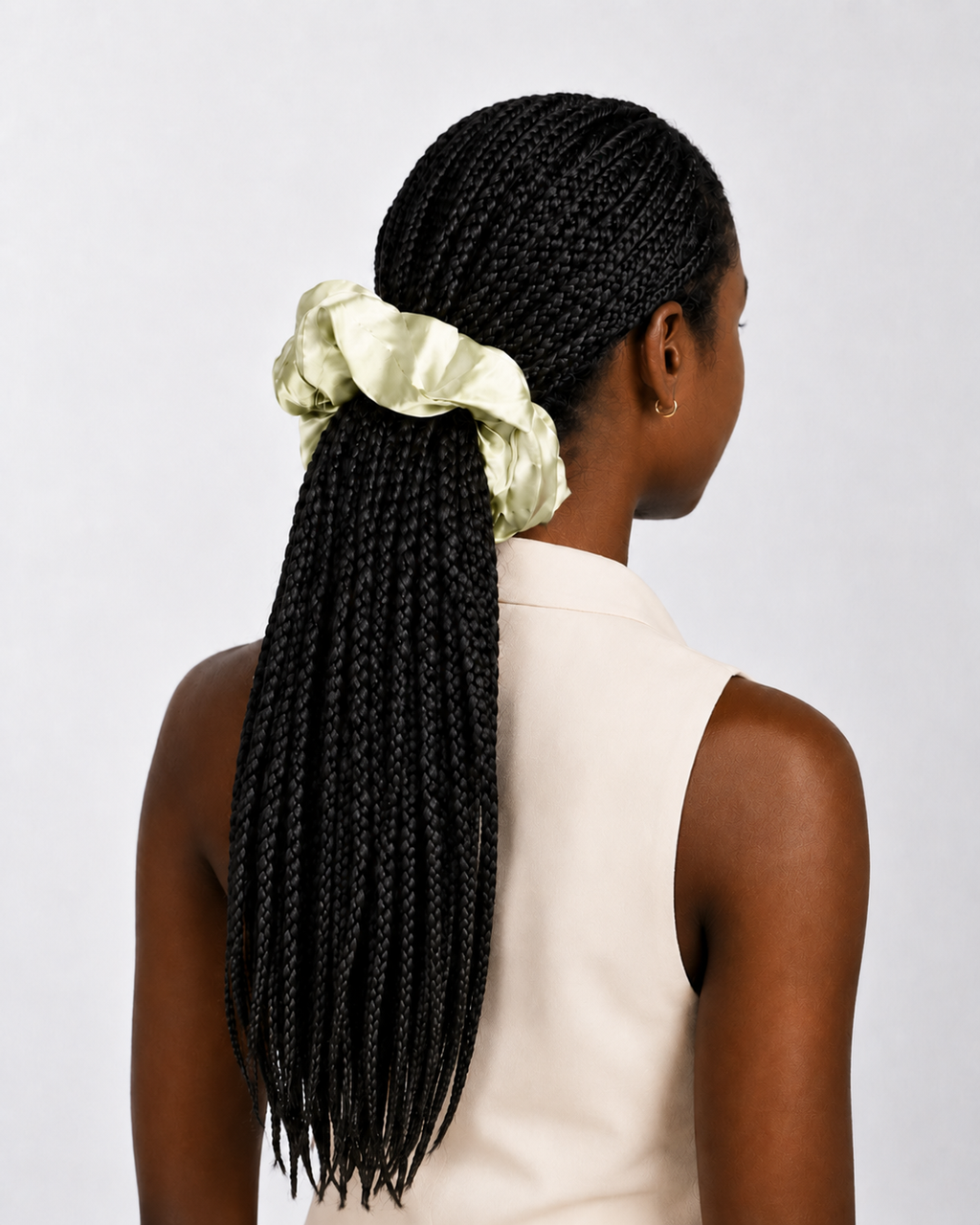 Seafoam Mist Satin XL Scrunchie