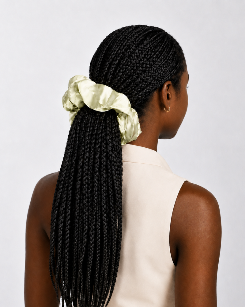 Seafoam Mist Satin XL Scrunchie