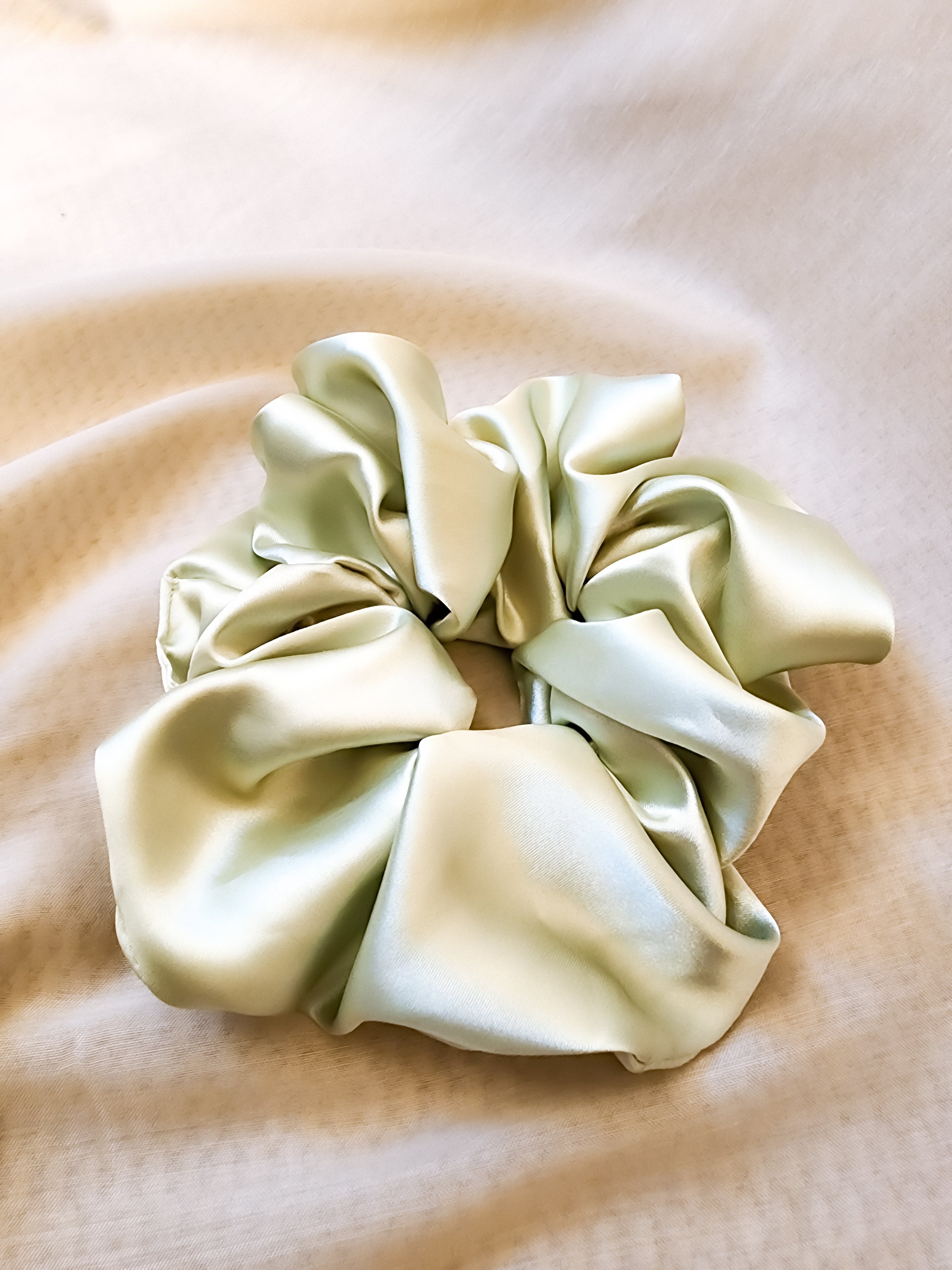 Seafoam Mist Satin XL Scrunchie