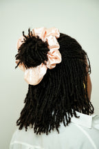 Ballerina Pink Satin XL Scrunchie