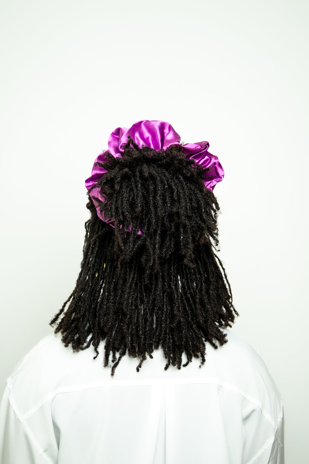 Orchid Purple Satin XL Scrunchie