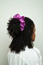 Orchid Purple Satin XL Scrunchie