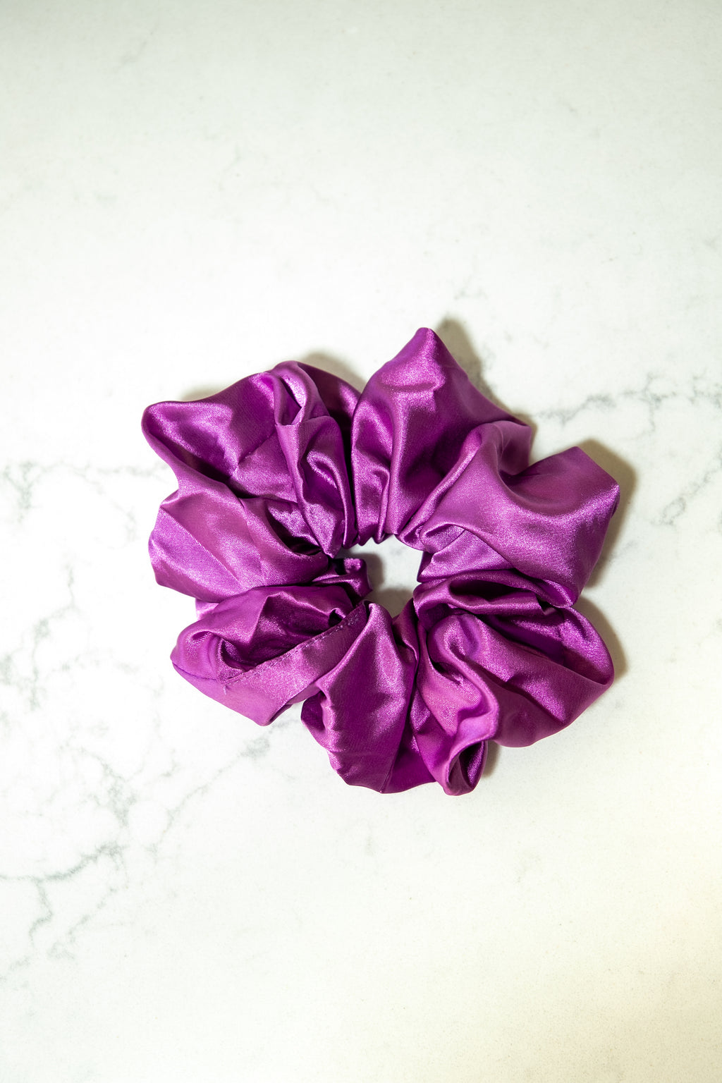 Orchid Purple Satin XL Scrunchie