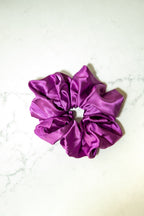 Orchid Purple Satin XL Scrunchie