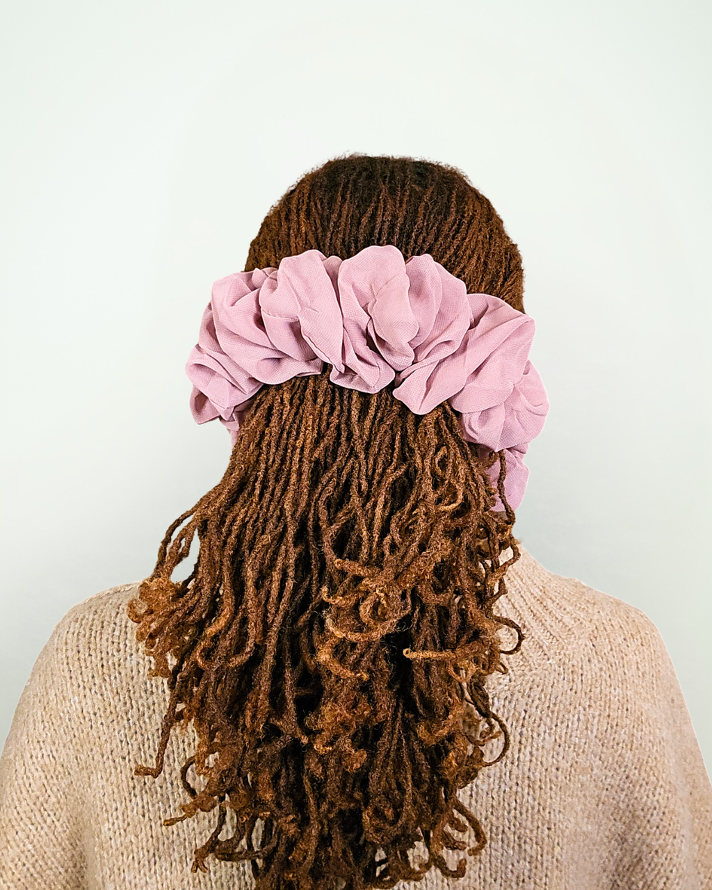 Lilac Cloud Chiffon XL Scrunchie